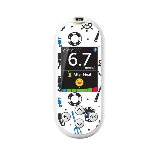 Peelz Pirates for OneTouch Verio Reflect Glucometer Peelz/Stickers