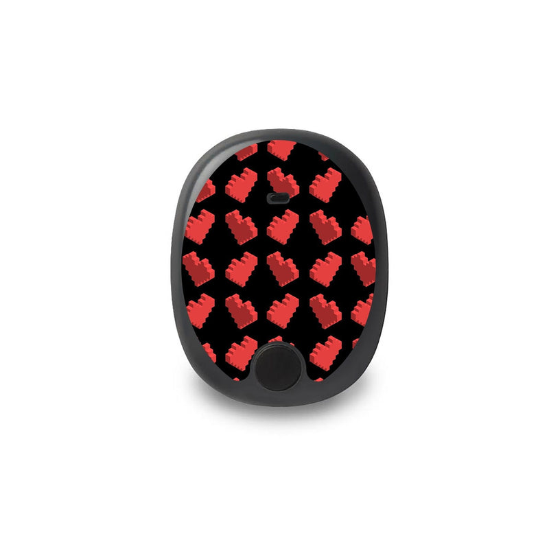 Peelz Pixel Hearts Eversense Smart Transmitter Peelz/Stickers