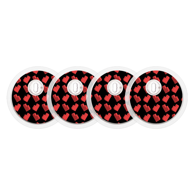Peelz Pixel Hearts Sticker Designed for the FreeStyle Libre 3 Plus & Lingo  Sensor Peelz/Stickers