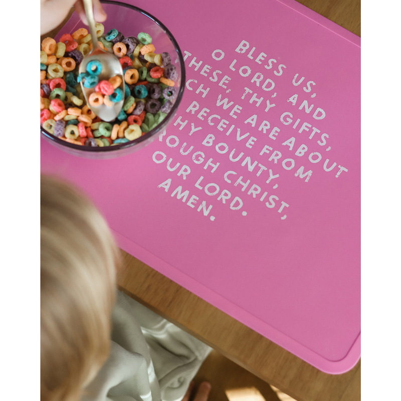 Be A Heart Meal Blessing Silicone Placemat Placemats