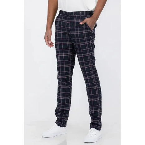 Weiv Plaid Trouser Pants