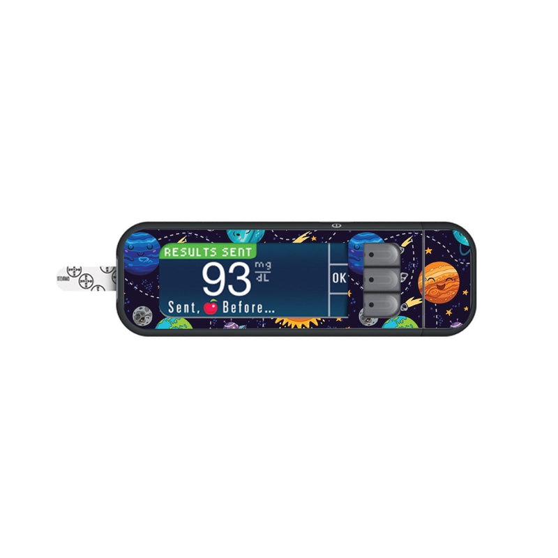Peelz Planetary Sticker for Bayer Contour Next Glucometer Peelz/Stickers