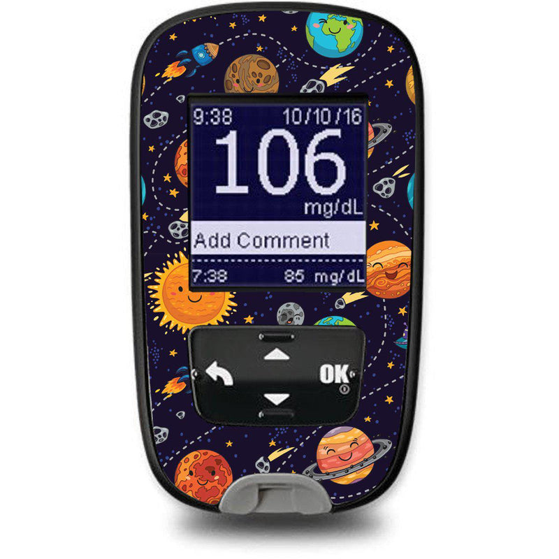 Peelz Planetary Sticker for the Accu-Chek Guide Glucometer Peelz/Stickers