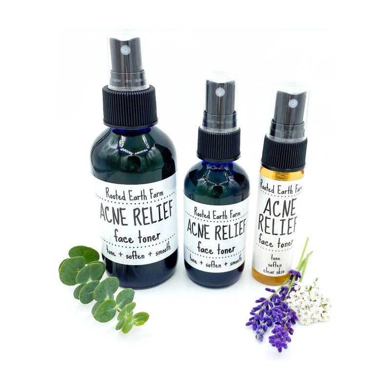 Rooted Earth Farm + Apothecary Acne Relief Face Toner Acne Relief