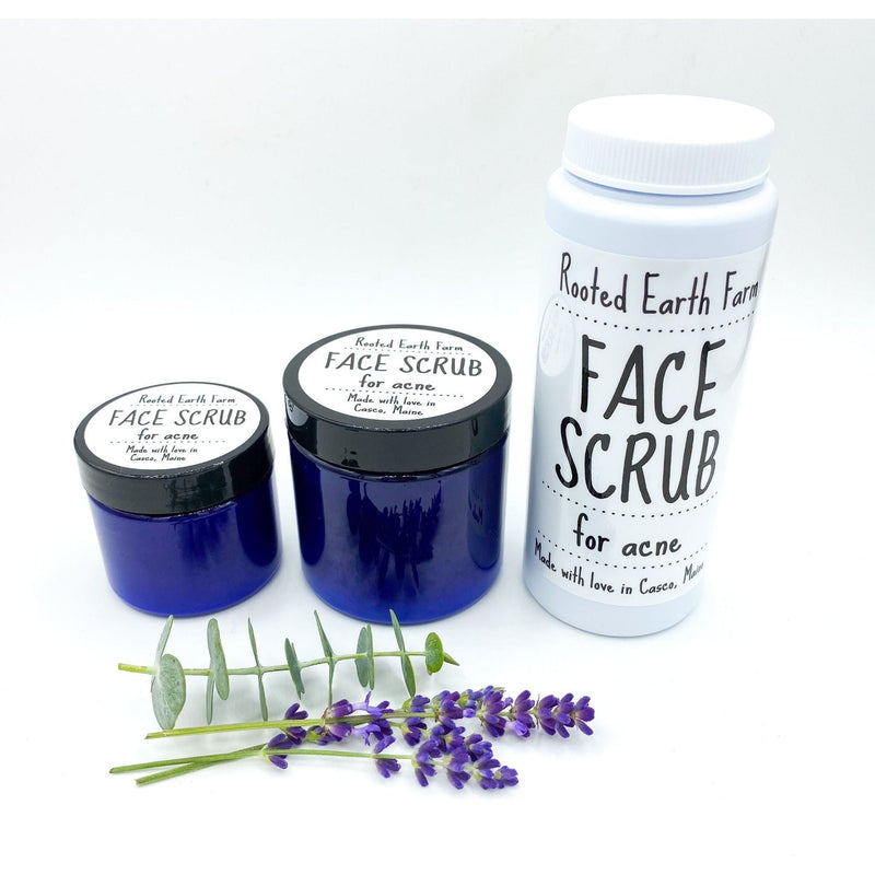 Rooted Earth Farm + Apothecary Acne Relief Face Scrub Acne Relief