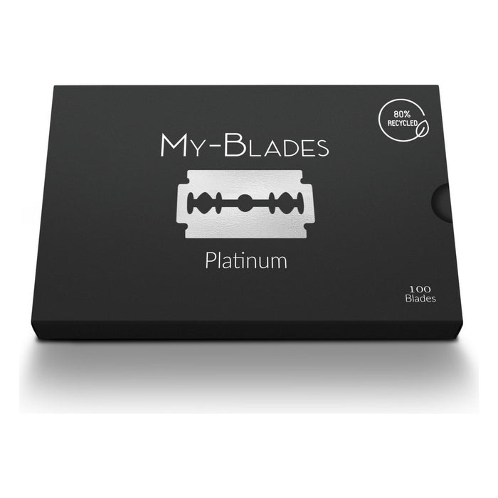 My-Blades Platinum Double Edge Razor Blades 100 ct