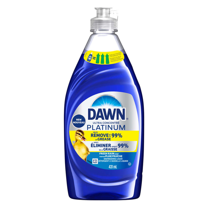 Dawn Dawn Platinum Dish Soap Dishwashing Liquid Fresh Rain 13oz Dish Detergent & Soap White Smoke