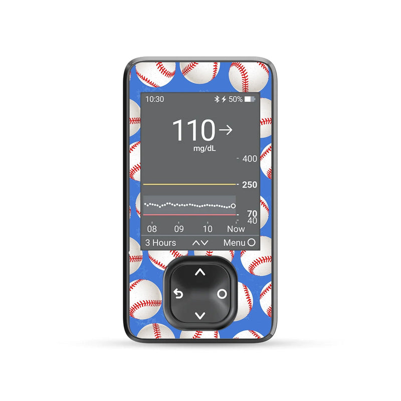 Peelz Play Ball DEXCOM G7 and Stelo and G6 Touchscreen Receiver Sticker Peelz/Stickers