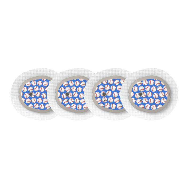Peelz Play Ball Sticker Designed for the DEXCOM G7 and Stelo Transmitter Peelz/Stickers