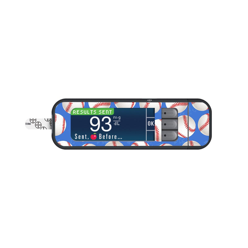 Peelz Play Ball Sticker for Bayer Contour Next Glucometer Peelz/Stickers