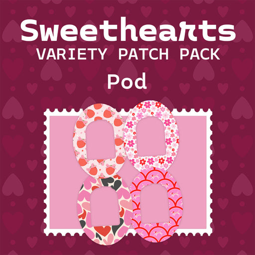 Peelz Sweethearts Variety Pod Patch Tape - Pump Peelz Patch Medical Tape