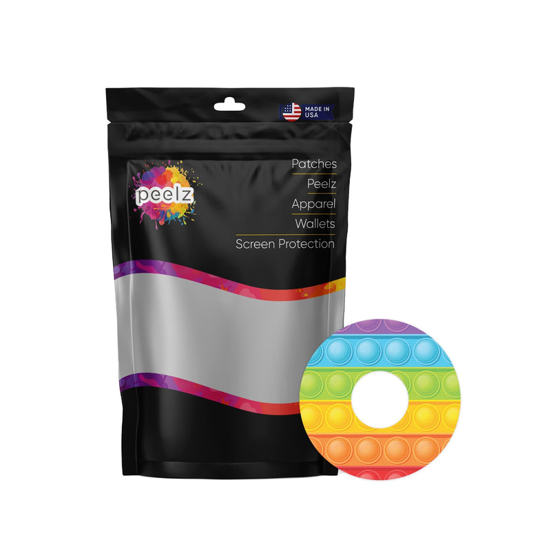 Peelz Poppers Patch Tape Designed for the FreeStyle Libre 3 Plus & Lingo Patch Medical Tape