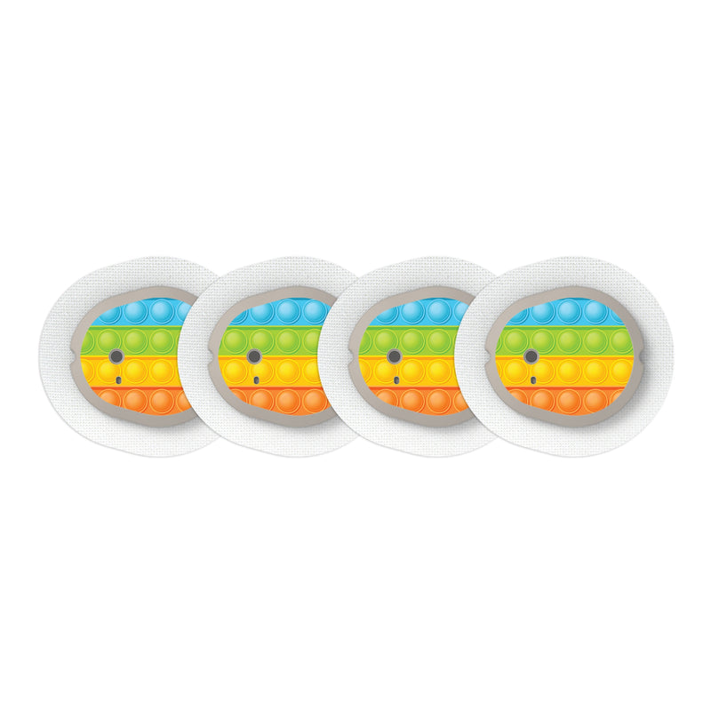 Peelz Poppers Sticker Designed for the DEXCOM G7 and Stelo Transmitter Peelz/Stickers