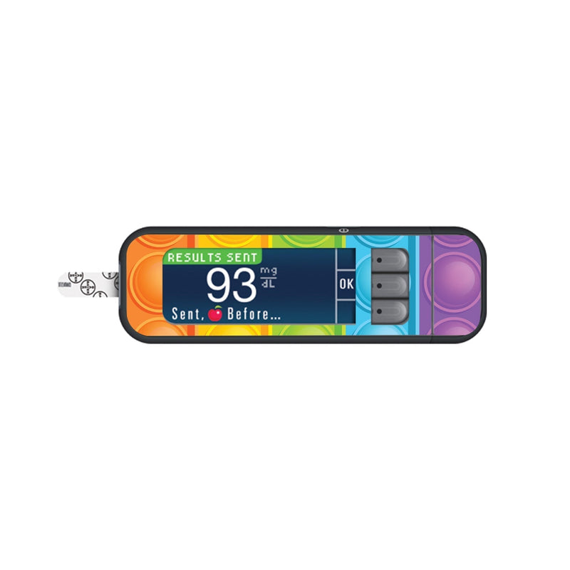 Peelz Poppers for Bayer Contour Next Glucometer Peelz/Stickers