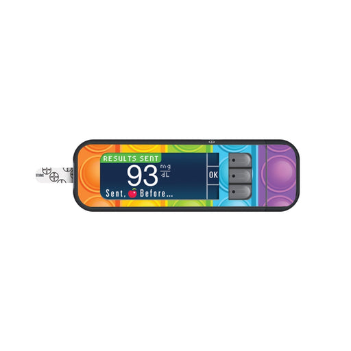 Peelz Poppers for Bayer Contour Next Glucometer Peelz/Stickers