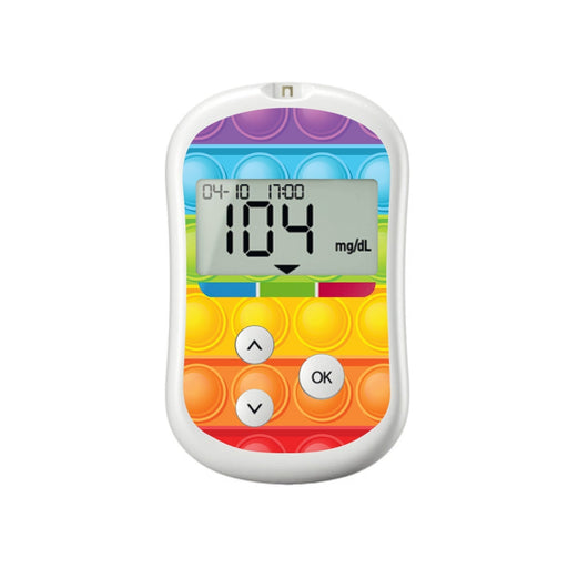 Peelz Poppers for OneTouch Verio Flex Glucometer Peelz/Stickers
