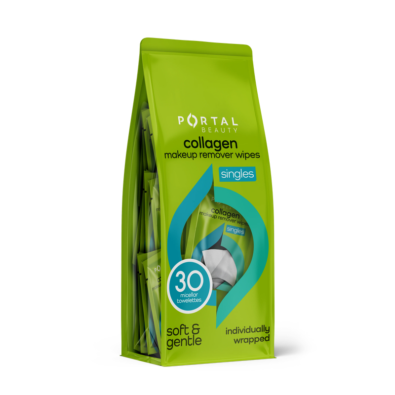 Portal Beauty Portal Beauty Vitamin C Makeup Remover Wipes 30 Micellar Towelettes Makeup Removers