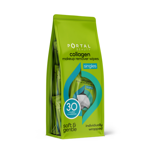 Portal Beauty Portal Beauty Vitamin C Makeup Remover Wipes 30 Micellar Towelettes Makeup Removers