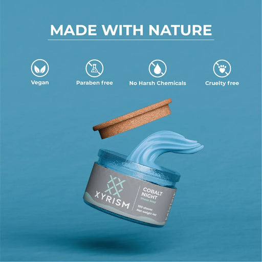 XYRISM XYRISM Cobalt Night Shave Soap 4oz Shaving Soap