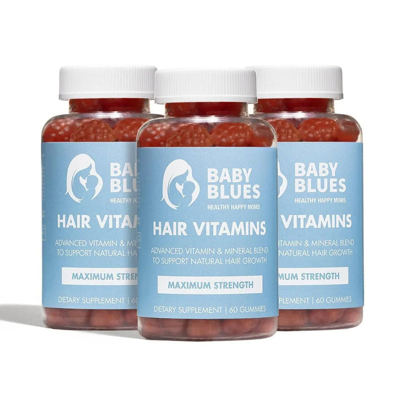 Baby Blues Postpartum Hair Vitamins - 3 Month Supply Bundle