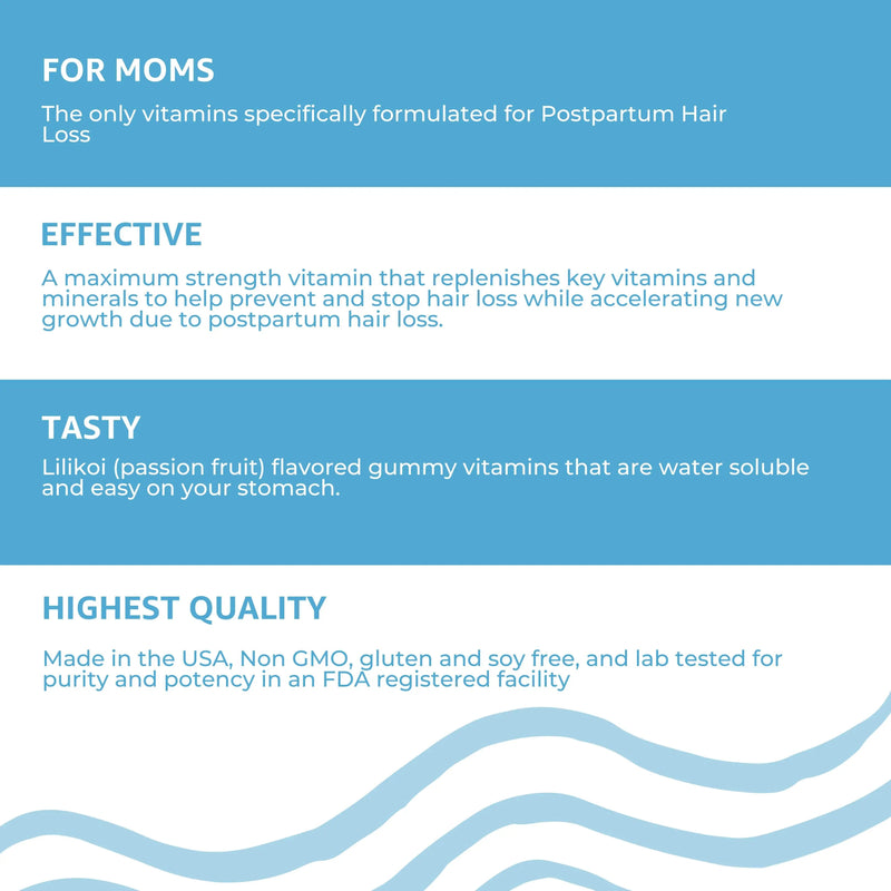 Baby Blues Postpartum Hair Vitamins - 3 Month Supply Bundle