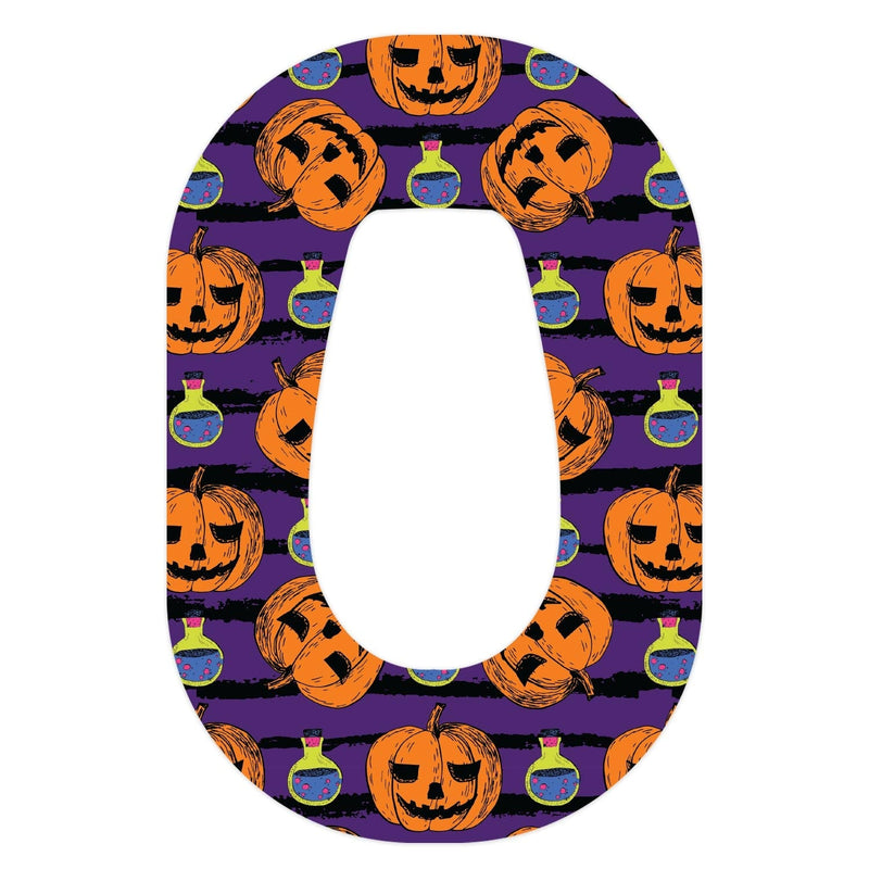 Peelz Potions and Pumpkins Dexcom G6 Patch Tape - Pump Peelz Patch Medical Tape