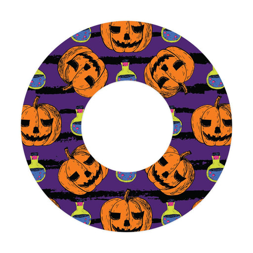 Peelz Potions and Pumpkins Patch  Tape Designed for the FreeStyle Libre 2 Patch Medical Tape