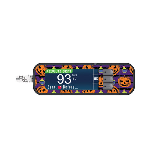 Peelz Potions and Pumpkins Sticker for Bayer Contour Next Glucometer Peelz/Stickers