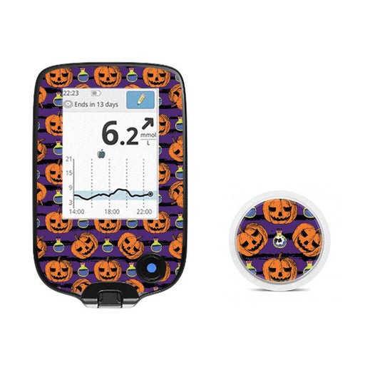Peelz Potions and Pumpkins for Freestyle Libre 2 Peelz/Stickers