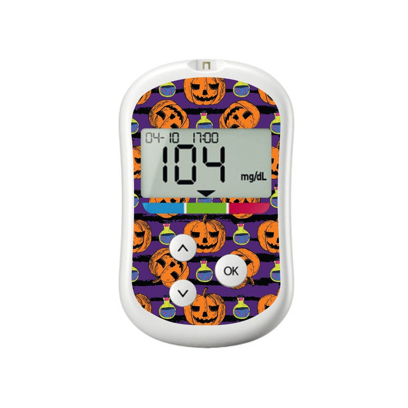Peelz Potions and Pumpkins for OneTouch Verio Flex Glucometer Peelz/Stickers