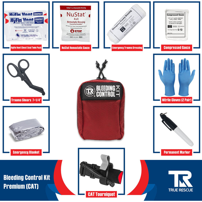 Bleeding Control Kit with Wall Mount