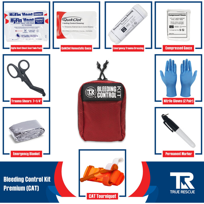 Bleeding Control Kit with Wall Mount