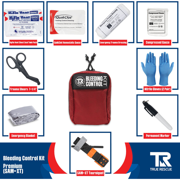 Bleeding Control Kit with Wall Mount