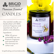 Brigid Trading Company Campfire Soy Wax Candle - Mesquite, Cedarwood, and Campfire Smoke Premium Scented Candle