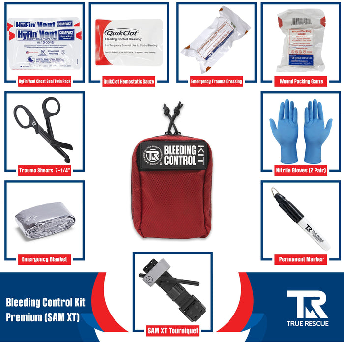 Bleeding Control Kit by True Rescue