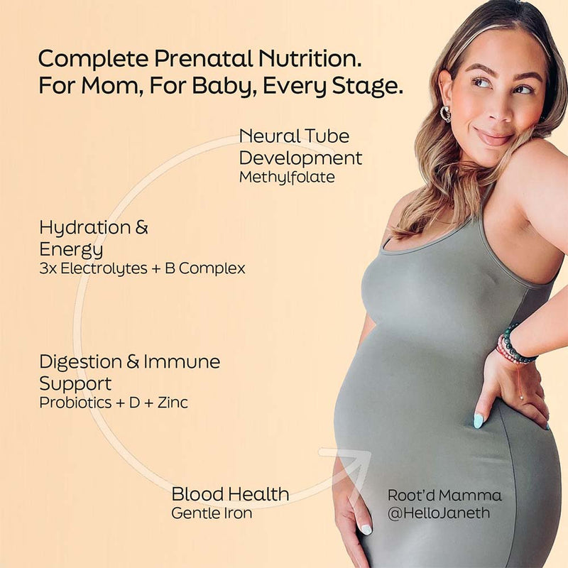 Root'd Essential Prenatal Nutrition + Electrolytes Prenatal