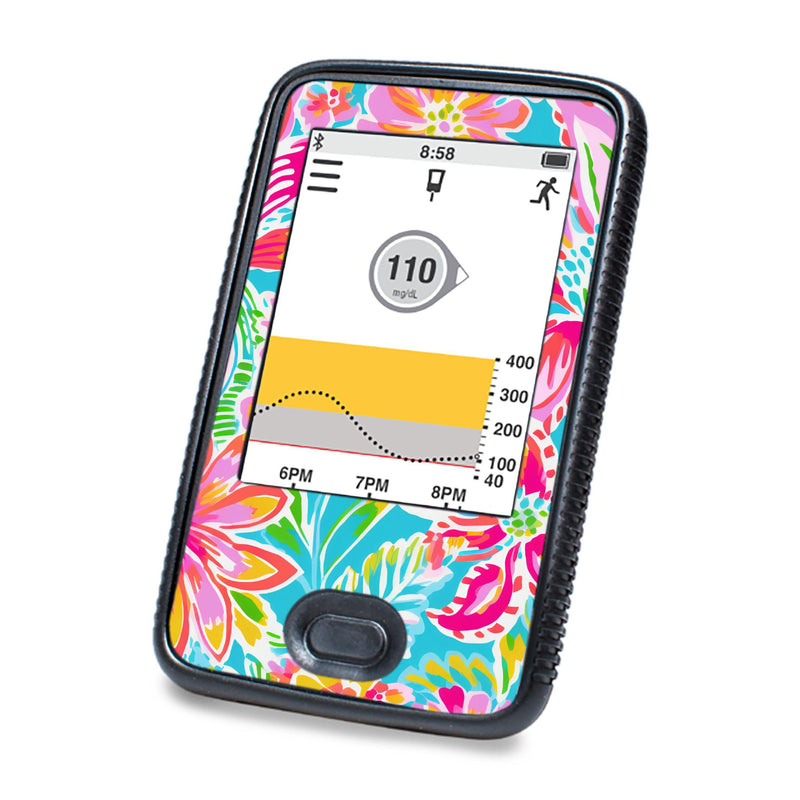 Peelz Preppy Flowers DEXCOM G6 Touchscreen Receiver Peelz/Stickers