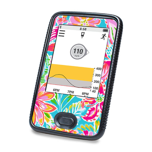 Peelz Preppy Flowers DEXCOM G6 Touchscreen Receiver Peelz/Stickers