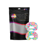 Peelz Preppy Flowers Medtronic Guardian Connect Patch Tape - Pump Peelz Patch Medical Tape