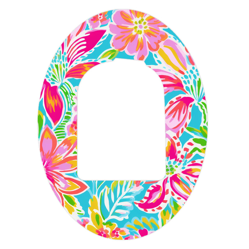 Peelz Preppy Flowers Pod Patch Tape - Pump Peelz Patch Medical Tape