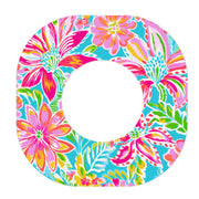 Peelz Preppy Flowers Dexcom G7 and Stelo Patch Tape - Pump Peelz Patch Medical Tape