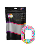 Peelz Preppy Flowers Tandem Mobi Patch Tape - Pump Peelz Patch Medical Tape