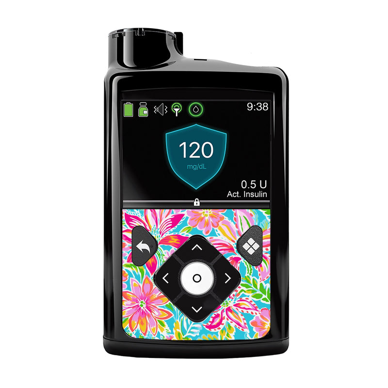 Peelz Preppy Flowers for Medtronic MiniMed 770G & 780G Peelz/Stickers