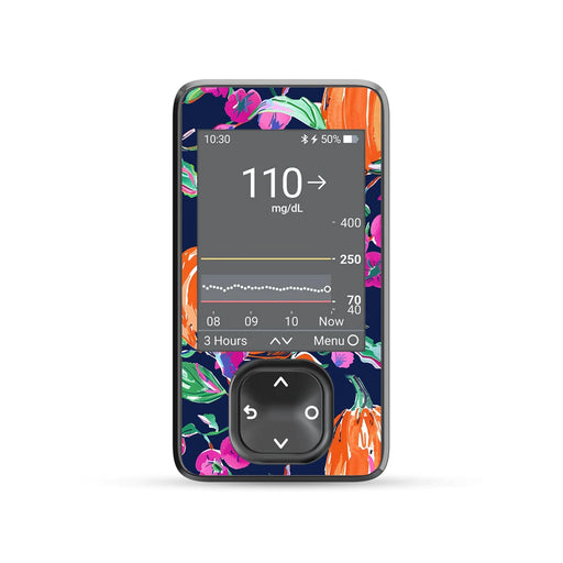 Peelz Preppy Pumpkin DEXCOM G7 Touchscreen Receiver Peelz/Stickers