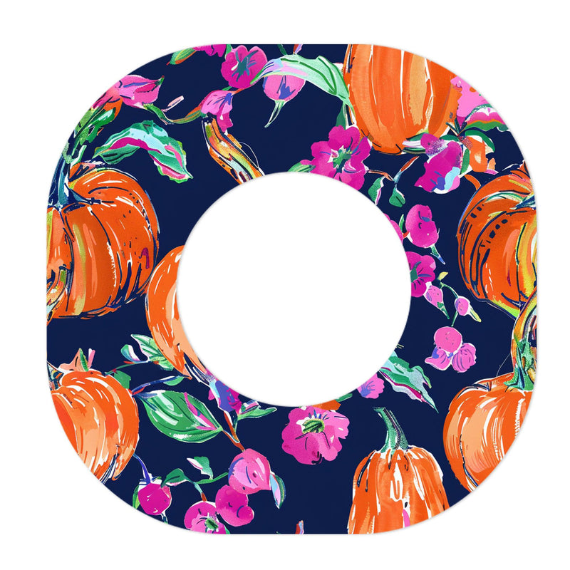 Peelz Preppy Pumpkin Dexcom G7 and Stelo Patch Tape - Pump Peelz Patch Medical Tape
