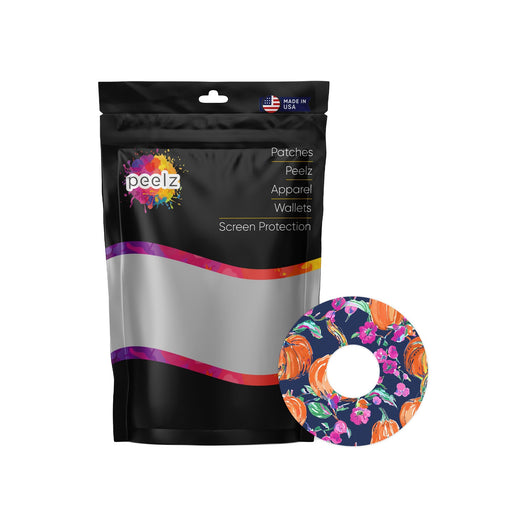 Peelz Preppy Pumpkin FreeStyle Libre 3 Plus & Lingo  Patch Tape - Pump Peelz Patch Medical Tape
