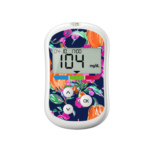 Peelz Preppy Pumpkin for OneTouch Verio Flex Glucometer Peelz/Stickers