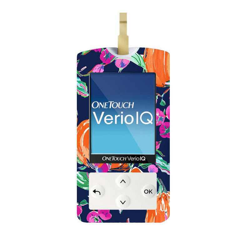 Peelz Preppy Pumpkin for OneTouch Verio IQ Glucometer Peelz/Stickers