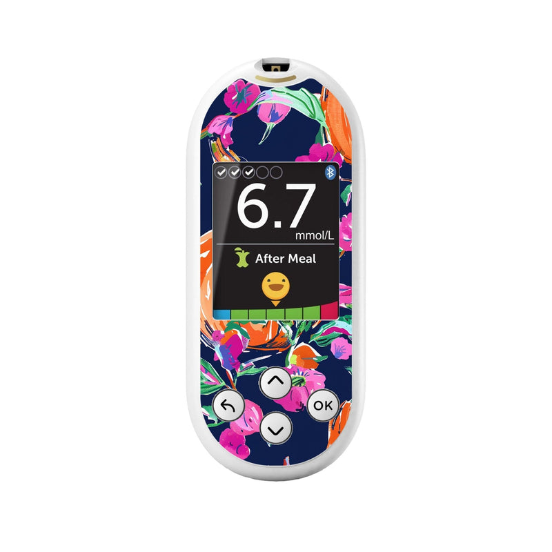 Peelz Preppy Pumpkin for OneTouch Verio Reflect Glucometer Peelz/Stickers