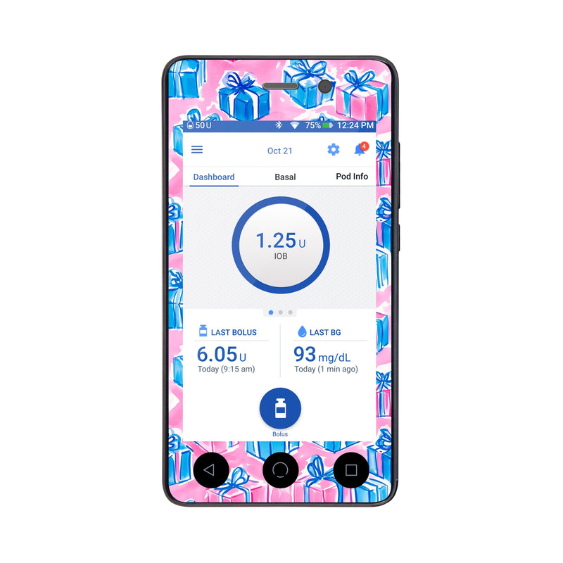 Peelz Presents Sticker for Omnipod DASH® PDM – Pump Peelz Peelz/Stickers